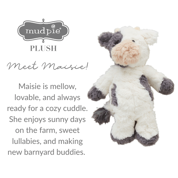 Mud Pie Cow Plush Cow Mud Pie