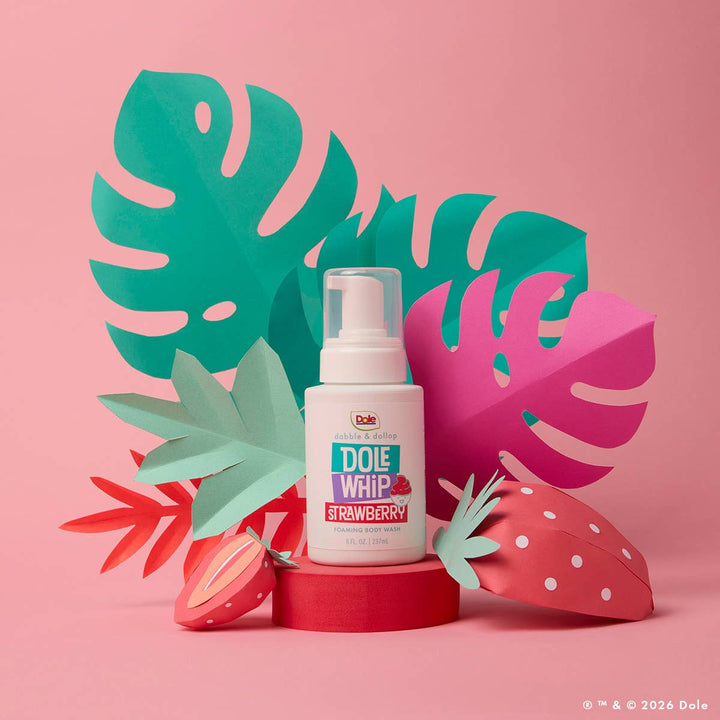 Dole Whip® Strawberry Foaming Body Wash Natural Toiletries Dabble &amp; Dollop