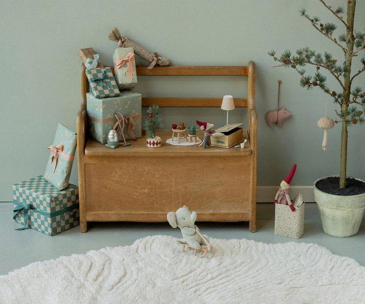 Maileg Christmas mouse, Baby in book