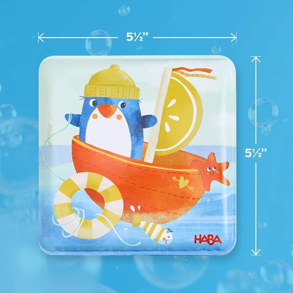 Haba Penguin Bath Book with Squeaker
