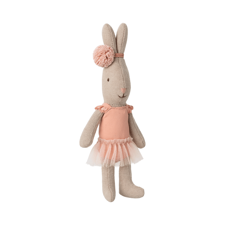Maileg Rabbit, Micro - Ballet suit and skirt rose Rabbits Maileg