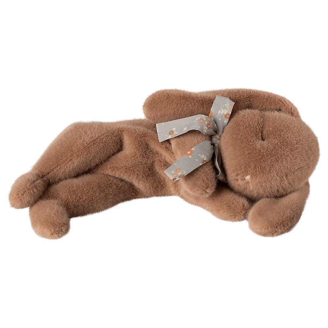 Maileg Sleeping bunny plush, Small - Soft Brown Dolls & Plush Toys Maileg