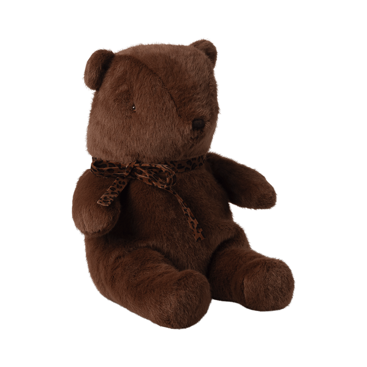 Maileg Teddy bear plush, Medium - Dark chocolate Dolls &amp; Plush Toys Maileg
