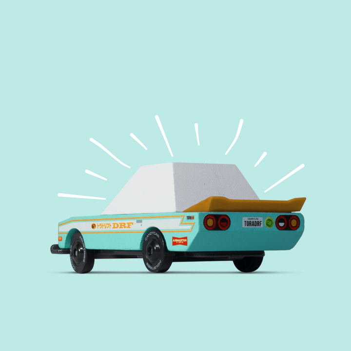 Candylab Tora Drift Teal TOONS™ Car Vehicles Candylab