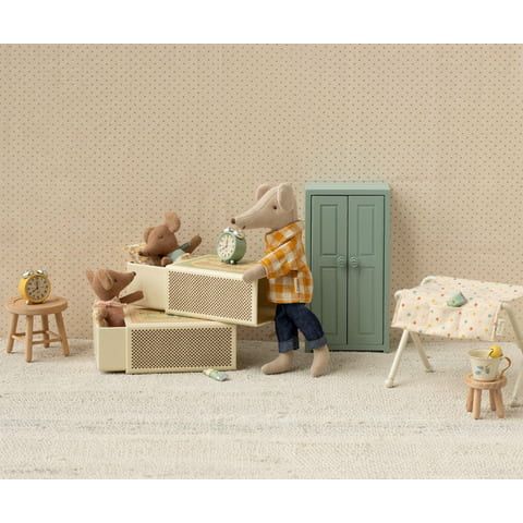 Maileg Sleepy Wakey Baby Mouse In Matchbox 2026- Blue