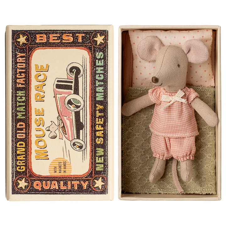 Maileg Little sister mouse in matchbox - 25' Mice Maileg
