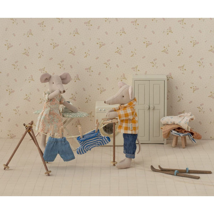 Maileg Knitted sweater and pants, Big brother mouse Mice Clothing Maileg