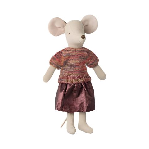 Maileg Skirt and knitted blouse, Mum mouse Mice Clothing Maileg