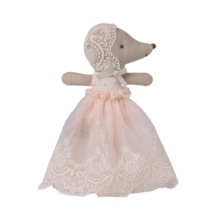 Maileg Baby mouse in gown - Powder Mice Maileg