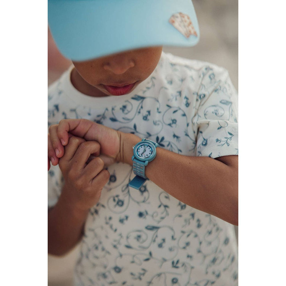 Grech &amp; Co Classic Watch | Silicone + Stainless Steel | Lille Cottage Club: Go Fish Accessory GRECH &amp; CO.