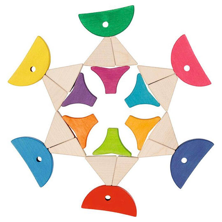 Goki Colour and shape sorting game - 6 colourful fishes