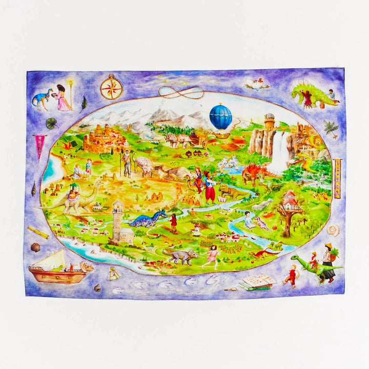 Sarah's Silks Dinotopia Seek & Find Playsilk Toddler And Pretend Play Sarah's Silks