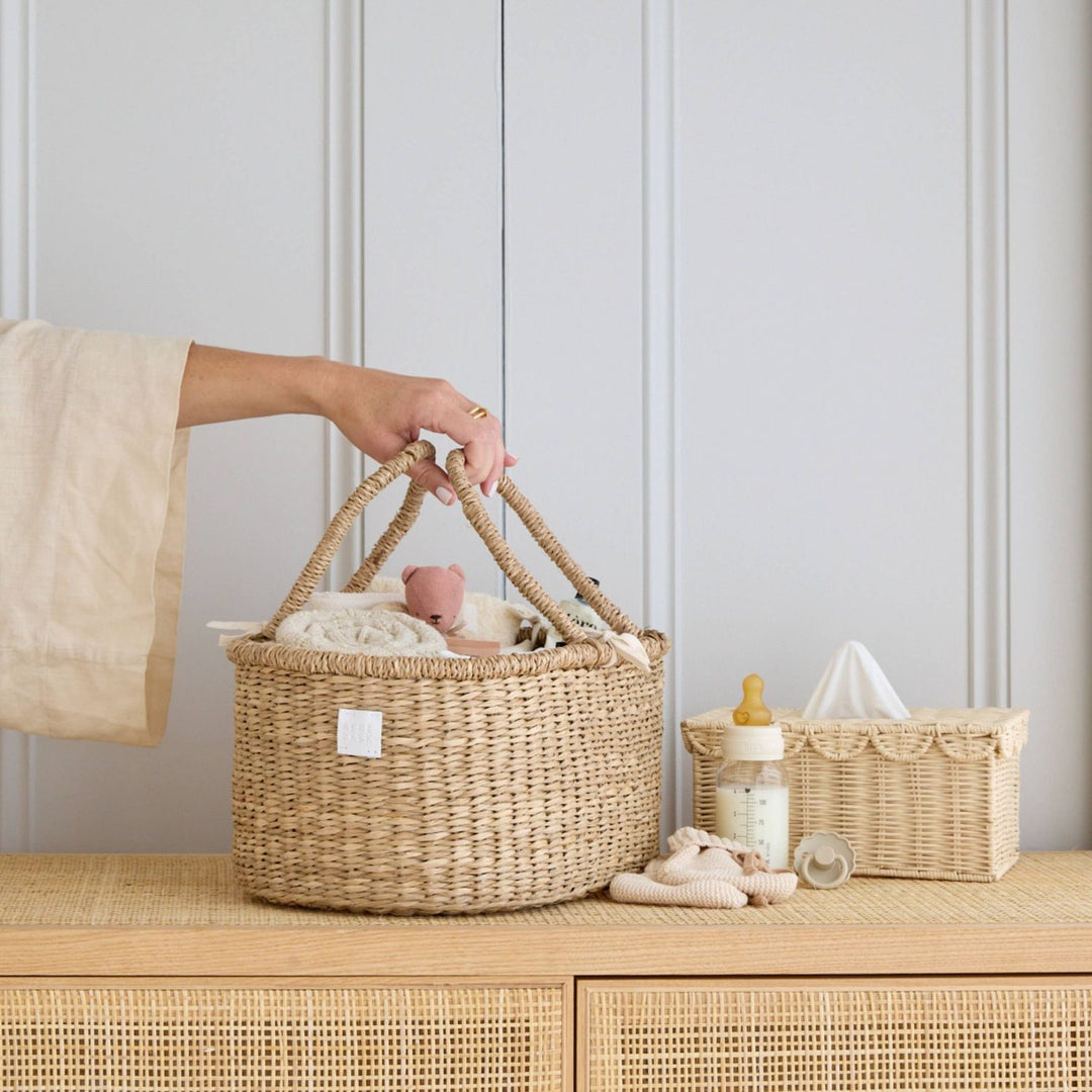 Bebe Bask Rosa diaper caddy Diaper Caddy Bebe Bask