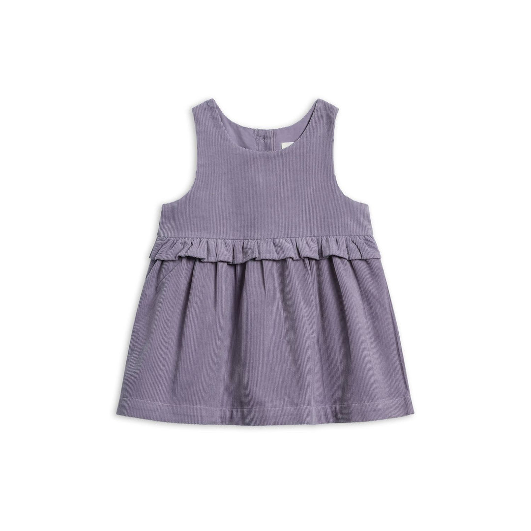 Colored Organics Corduroy Ruffle Jumper - Lavender