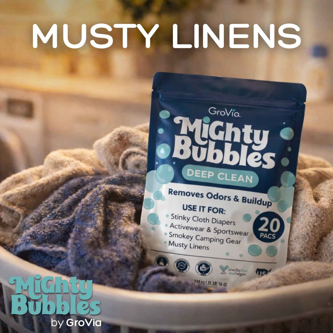 Grovia Mighty Bubbles Laundry Treatment 20 count Accessories &amp; Laundry GroVia