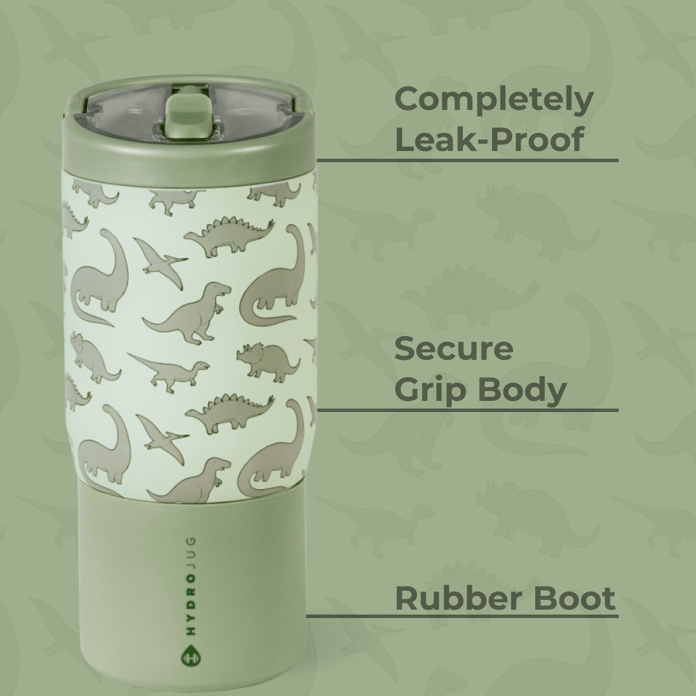 HydroJug Dinosaur 14oz Sport Water Bottle Water Bottles HydroJug