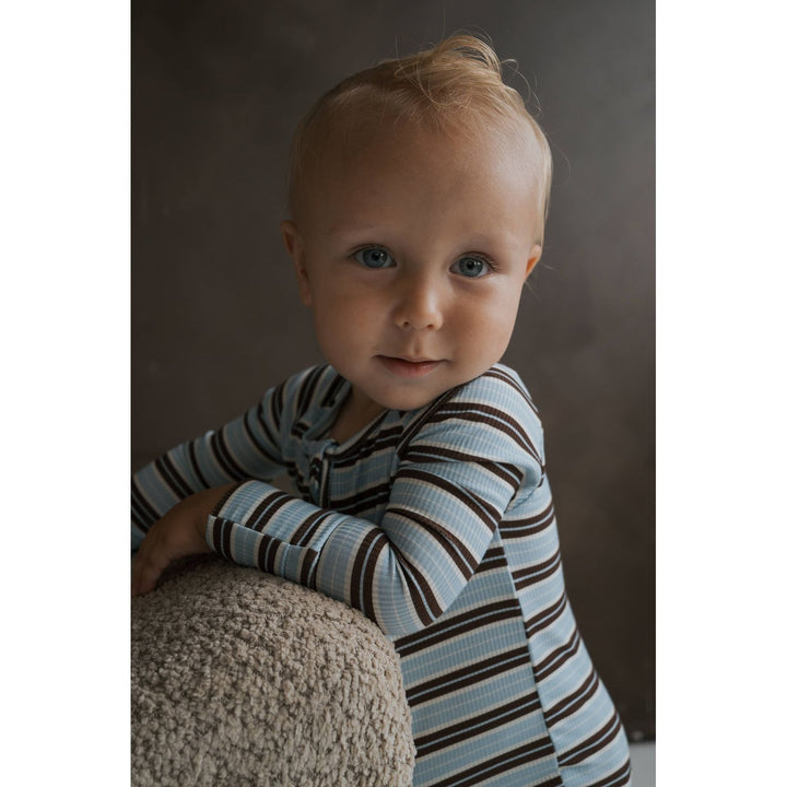 Forever French - Bamboo Zip Pajamas Dean Pajamas Forever French Baby
