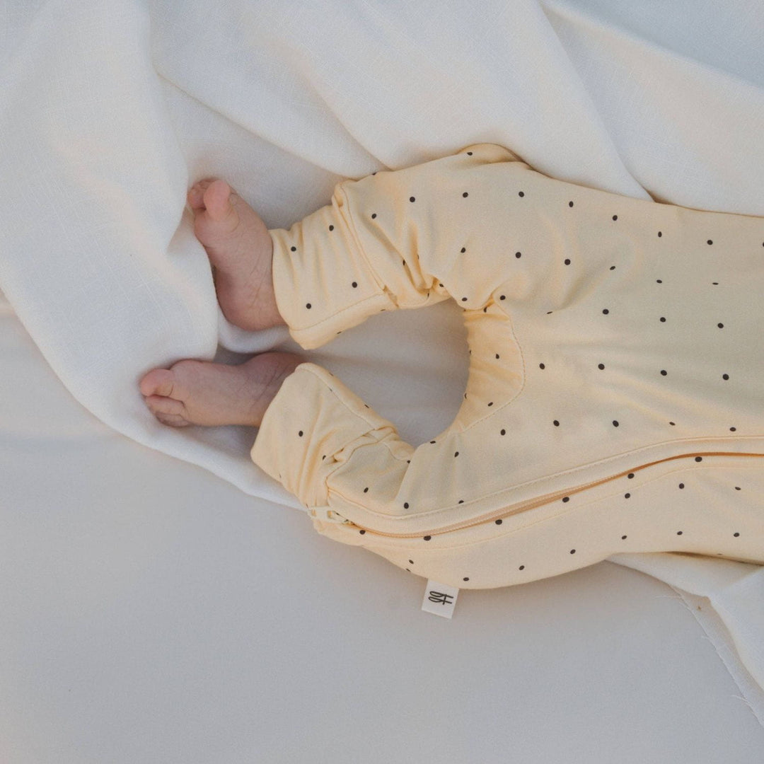 Forever French Baby - Bamboo Zip Pajamas - Veda Pajamas &amp; Footies Forever French Baby