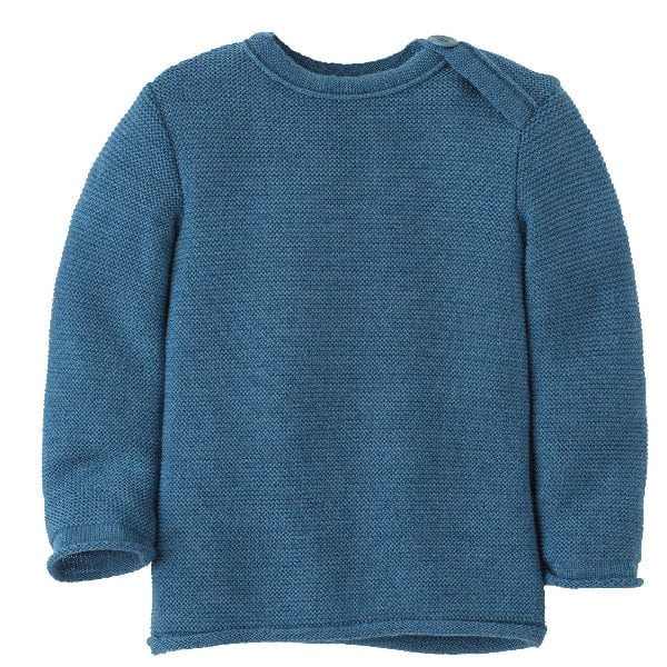 Disana 2025 Baby Knit Pullover Tops & Bottoms Disana 3-6 months Dove Blue