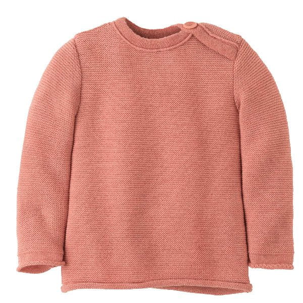 Disana 2025 Baby Knit Pullover Tops & Bottoms Disana 3-6 months Soft Pink