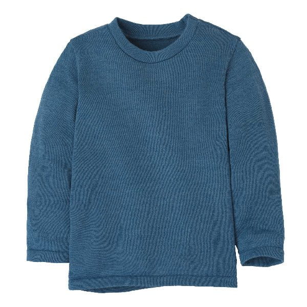 Disana 2025 Children's Knit Pullover Tops & Bottoms Disana 3-4 years Dove Blue