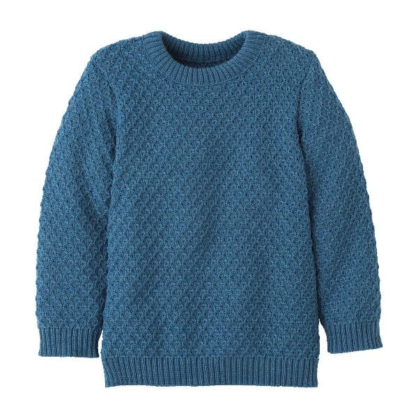 Disana 2025 Aran Wool Pullover Tops & Bottoms Disana 1-2 years Dove Blue