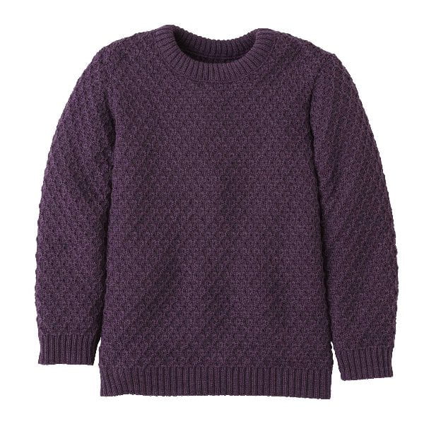 Disana 2025 Aran Wool Pullover Tops & Bottoms Disana 1-2 years Aubergine