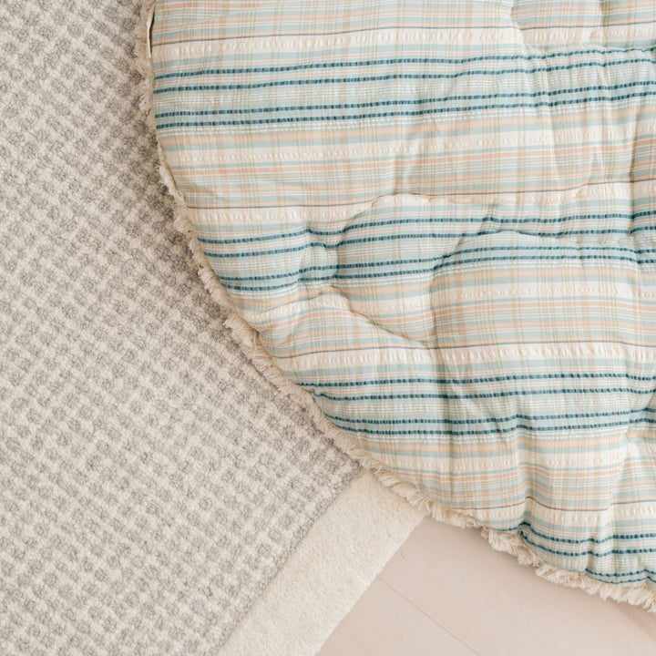 Crane Baby Charlie Farmhouse Quilted Play Mat Baby Toys & Play Mats Crane Baby