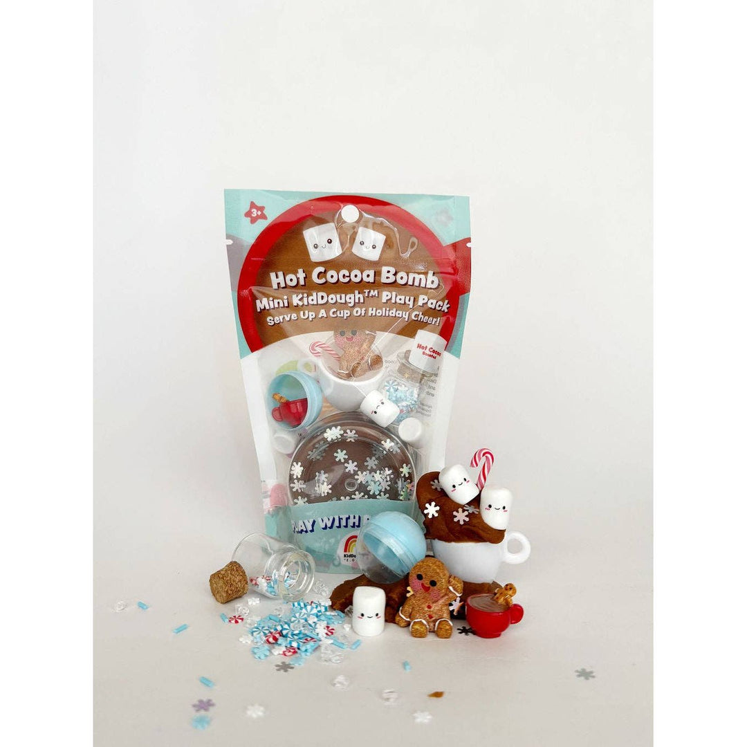 Earth Grown KidDough Hot Cocoa Bomb Mini KidDough Play Pack Clay/Dough EGKD