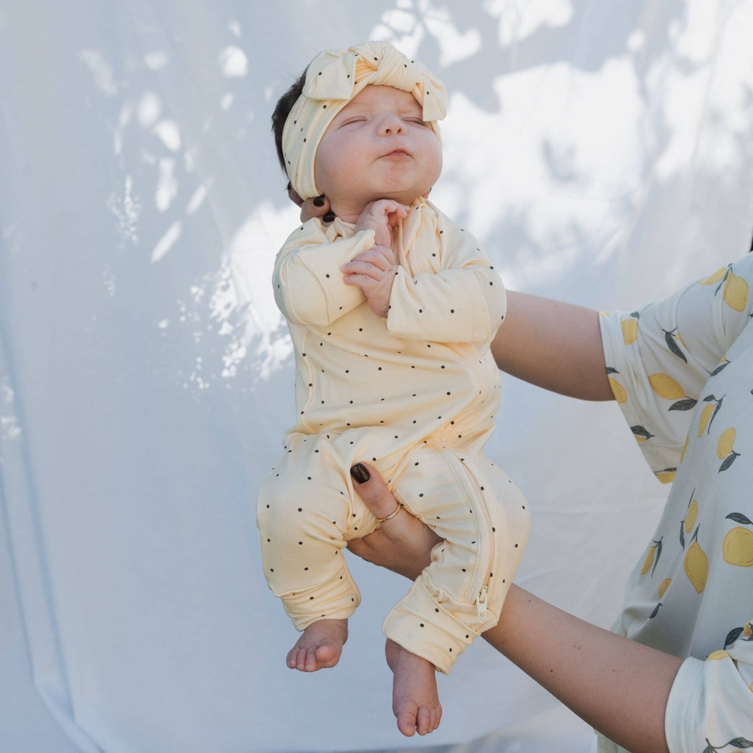 Forever French Baby - Bamboo Zip Pajamas - Veda Pajamas & Footies Forever French Baby