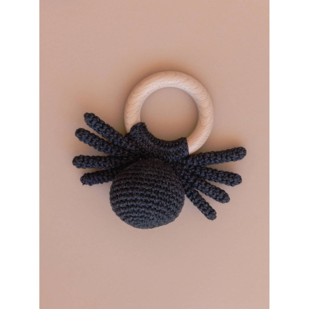 Blueberry Hill Crochet Cotton Spider Rattle Teether The Blueberry Hill