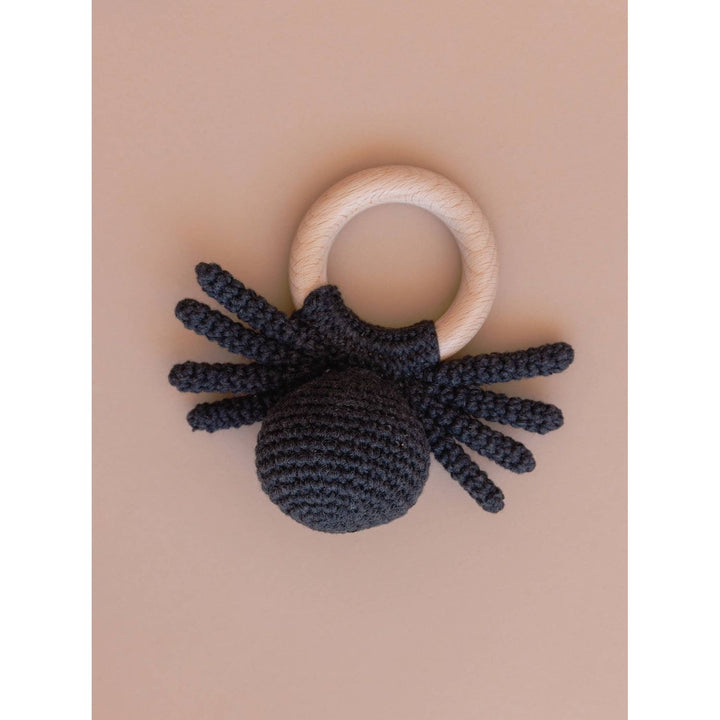 Blueberry Hill Crochet Cotton Spider Rattle Teether The Blueberry Hill