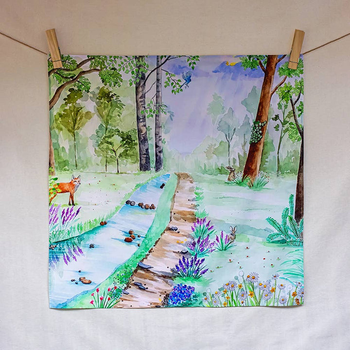 Wonderie Forest Play Cloth – Eco Montessori Toy for Pretend Play Play Cloth The Wonderie - Organic Cotton Play Cloths