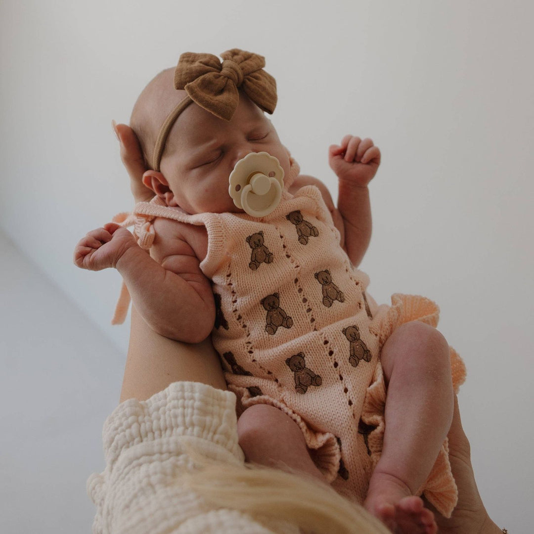 Knit Ruffle Romper | Lottie Forever French Baby