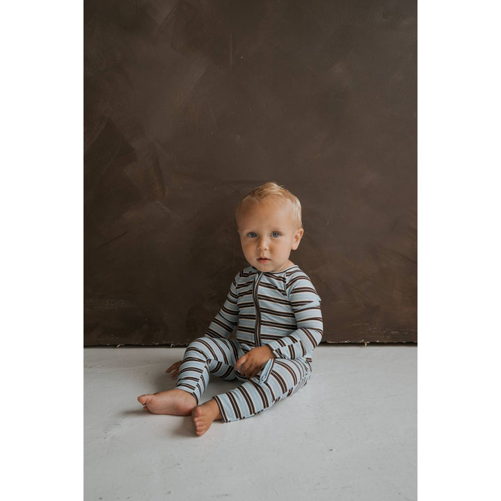 Forever French - Bamboo Zip Pajamas Dean Pajamas Forever French Baby