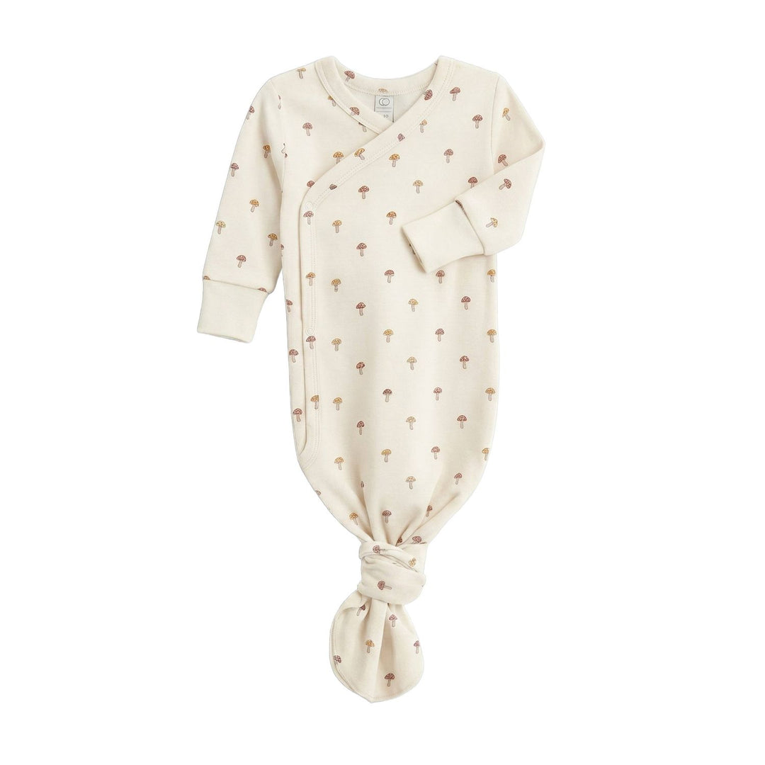 Colored Organics Indy Kimono Gown - Mushroom Gown Colored Organics