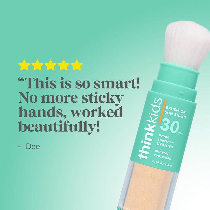 Think Baby Kids Brush-On Sun Shield SPF 30 Sun &amp; Insect Protection ThinkBaby