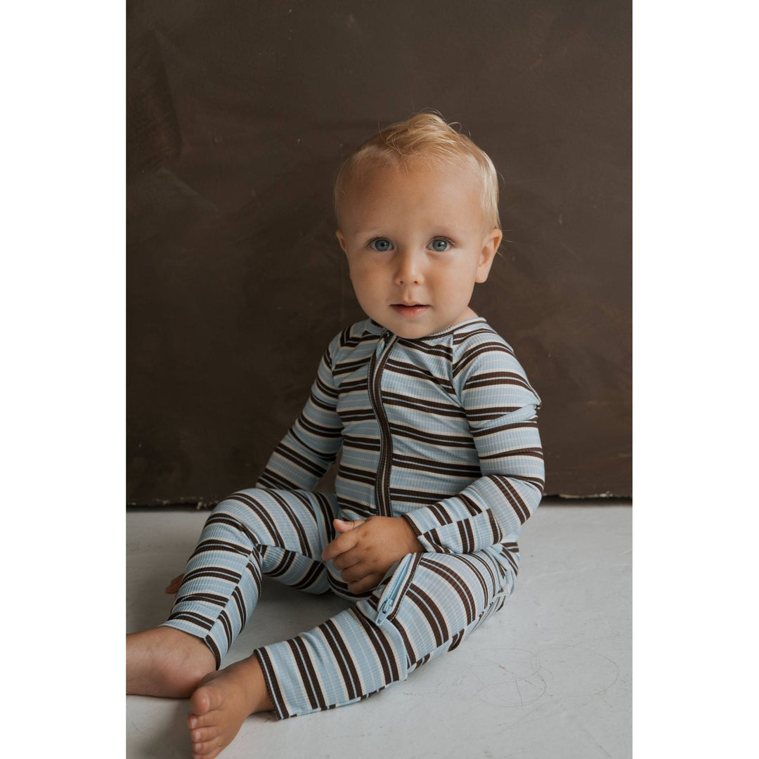 Forever French - Bamboo Zip Pajamas Dean Pajamas Forever French Baby