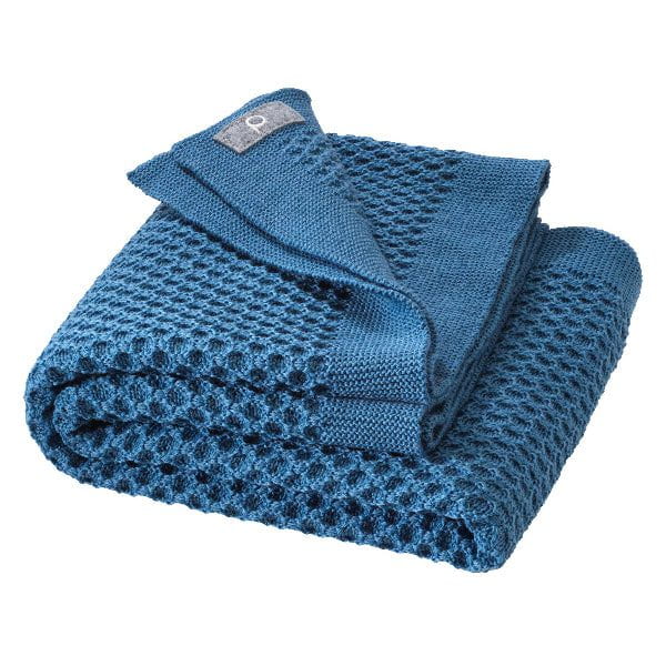 Disana 2025 Honeycomb Baby Blanket Baby Blanket Disana Dove Blue