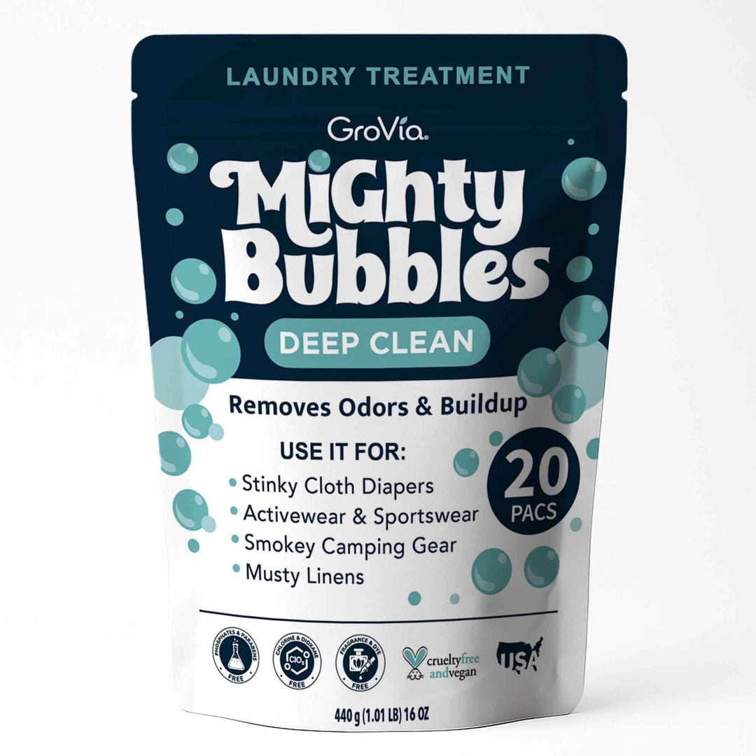 Grovia Mighty Bubbles Laundry Treatment 20 count Accessories & Laundry GroVia