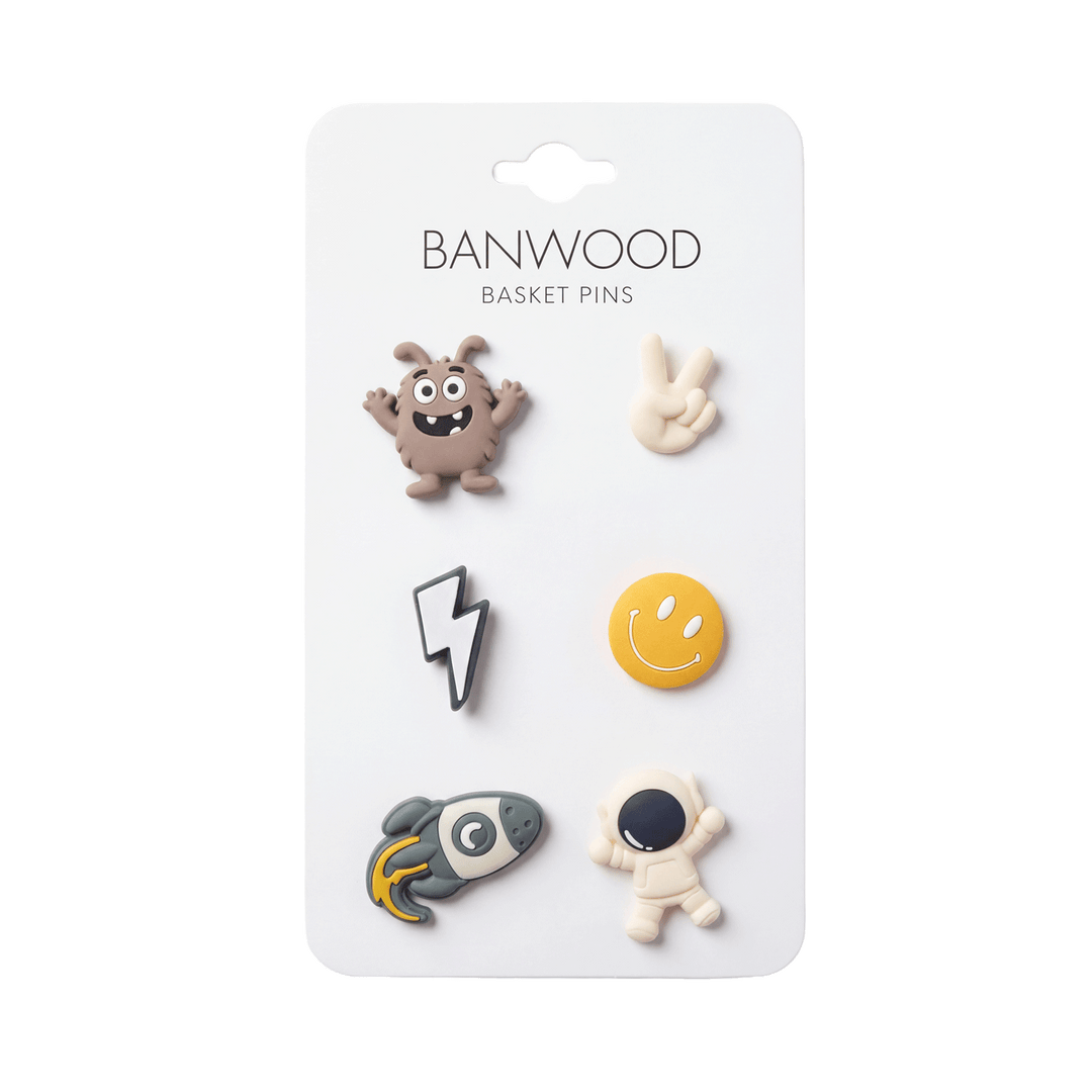 Banwood Basket Pins- Space