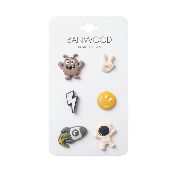 Banwood Basket Pins- Space