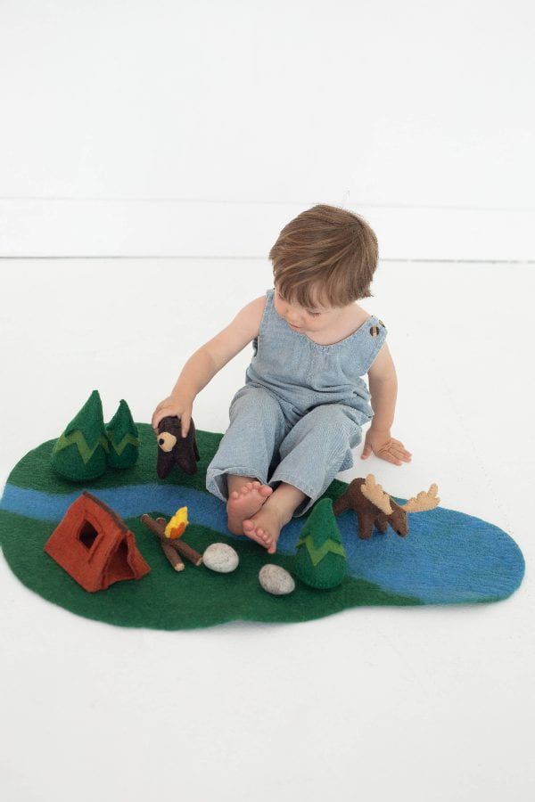 Nivas Woodland Camping Play Mat + Toys Play Mats Nivas