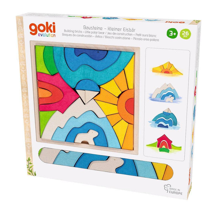 Goki Landscape puzzle - Little polar bear