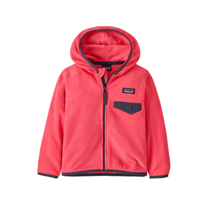Spring 2025 Patagonia Baby Micro D Snap-T Jacket Baby Jacket Patagonia Sierra Pink 6 Months