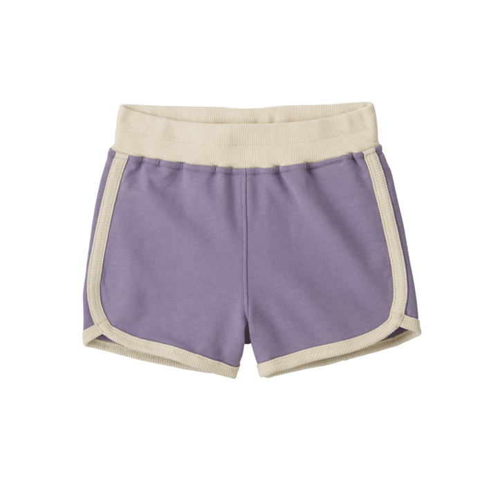Spring 2025 Patagonia Baby Sweatshorts Shorts Patagonia Concrete Purple 6-12M