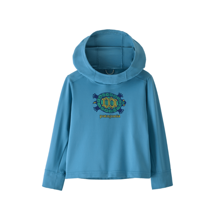 Patagonia Spring 2026 Baby Cap SW Hoody Sun & Insect Protection Patagonia Island Turtle- Shore Blue 12 Months