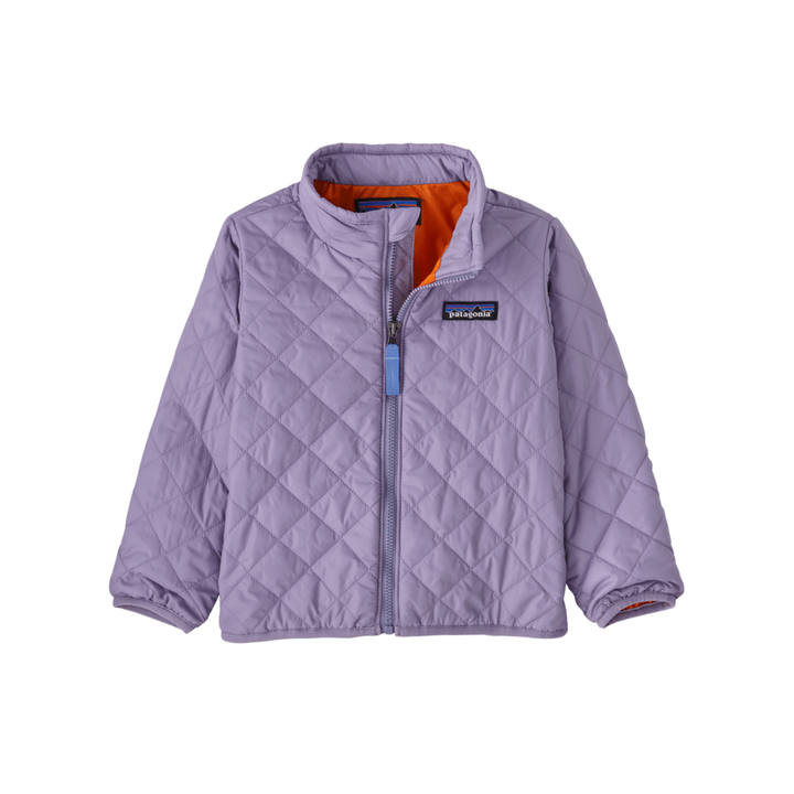 Spring 2025 Patagonia Baby Nano Puff Jacket Baby Jacket Patagonia Concrete Purple 6 Months