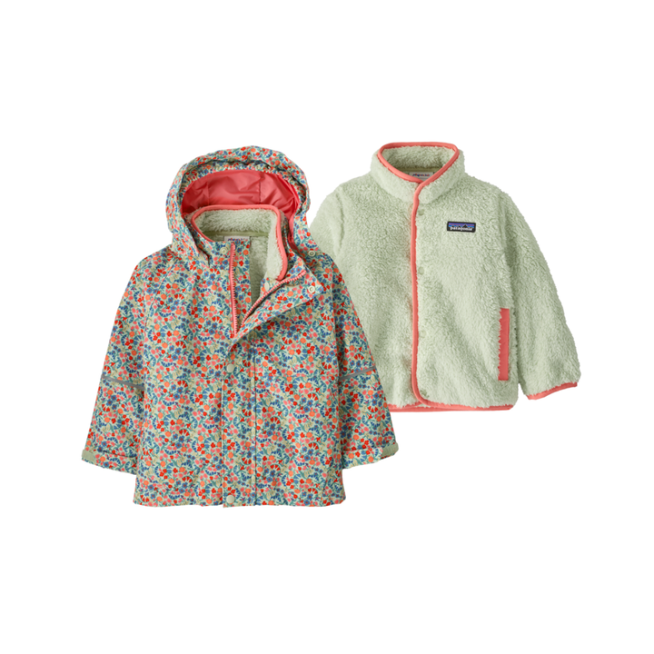 Fall 2025 Patagonia Baby All Seasons 3-In-1 Jacket Baby Jacket Patagonia Tiny World: Lichen Green 12 Months