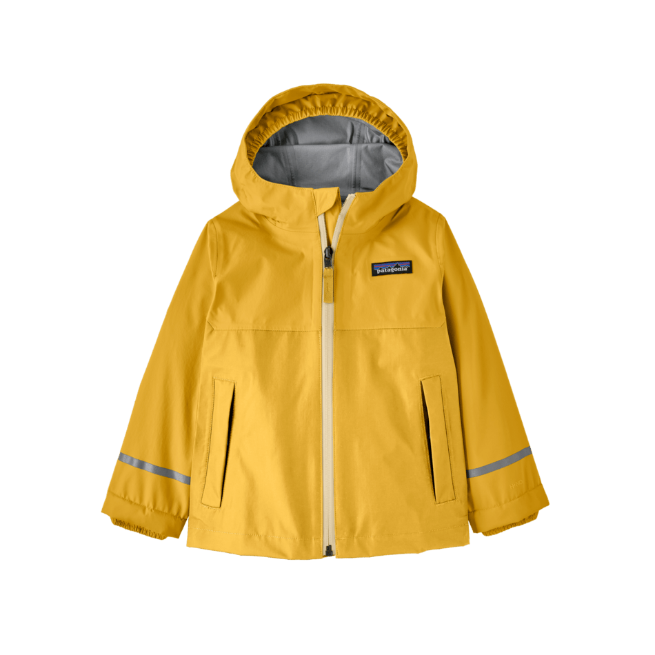 Spring 2025 Patagonia Baby Torrentshell 3L Rain Jacket Baby Jacket Patagonia Nectar Yellow 2T